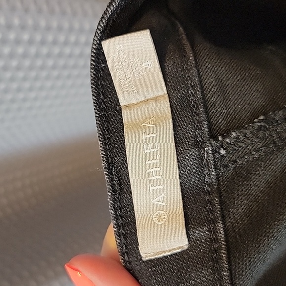 Athleta Sculptek Skinny Zipper Ankle Jeans Size 4 - Picture 4 of 6